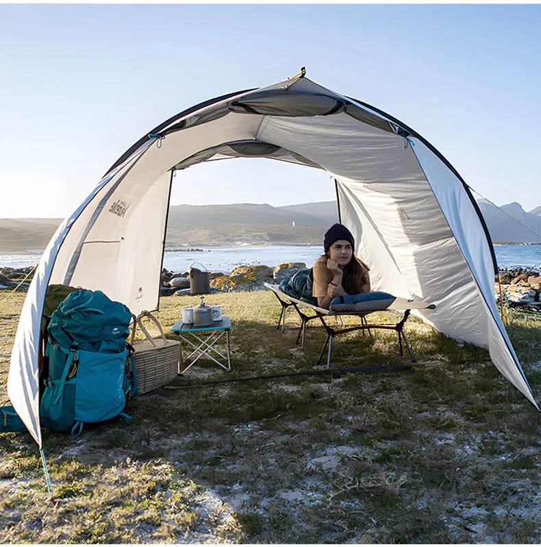 WESTTUNE Portable Folding Camping Cot – Ultralight Aluminum Sleeping Bed for Outdoor Travel